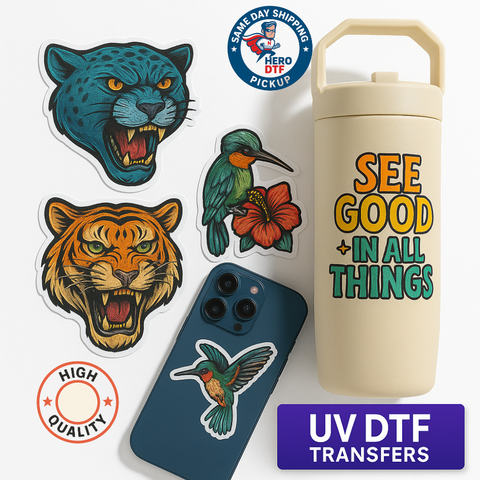 UV DTF Transfers By Size
